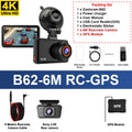E-ACE Dash Cam 4K+2.5K Dual Channel Car Dvr Support WIFI GPS Speed Display 24h Parking Loop Record Night Vision Black Box