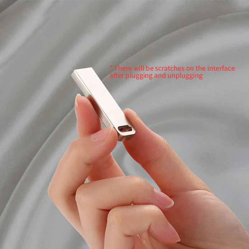 NEW 2TB Metal Flash Drive USB 3.2 Adapter High Speed Transfer 128GB 256GB 512GB Mini U Disk Pendrive Waterproof SSD Memory Stick