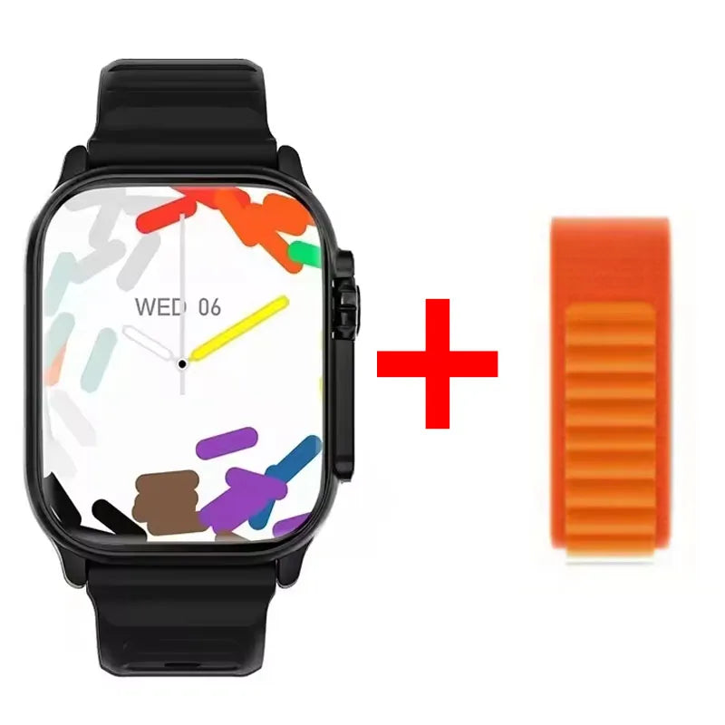 New Watch T900 U2 Smart Watch 49mm 2026 New NFC Men Women GPS Track Bluetooth Call BT Music Games Wireless Charging Smartwatch
