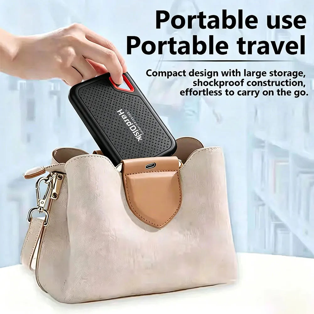 1TB cost-effective external hard drive USB 3.1 high-speed transfer solid-state drive, new portable hard drive suitable for lapto