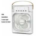 Spray Cooling Air Conditioning Mini Student Dormitory Summer Charging Mute Small Desktop Fan Desktop Humidifier Fan Amagi
