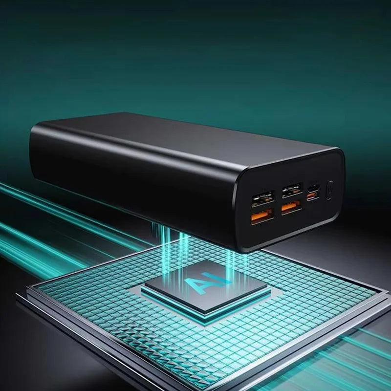 Lenovo 100000mAh CCC Powerbank 140W Super Fast Charging Portable Battery Charger Ultra Capacity LED Digital Display For IPhone