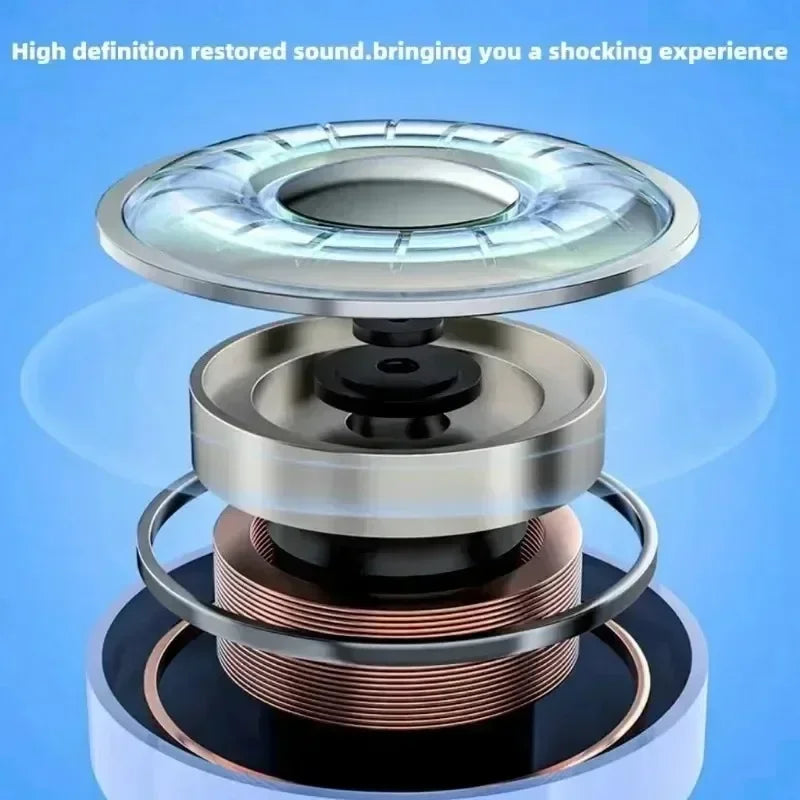 T2 Earphone Bluetooth 5.2 TWS Sports Outdoor Headset Wireless Headphone Earbuds Ear For Smart Phone  Games Music
