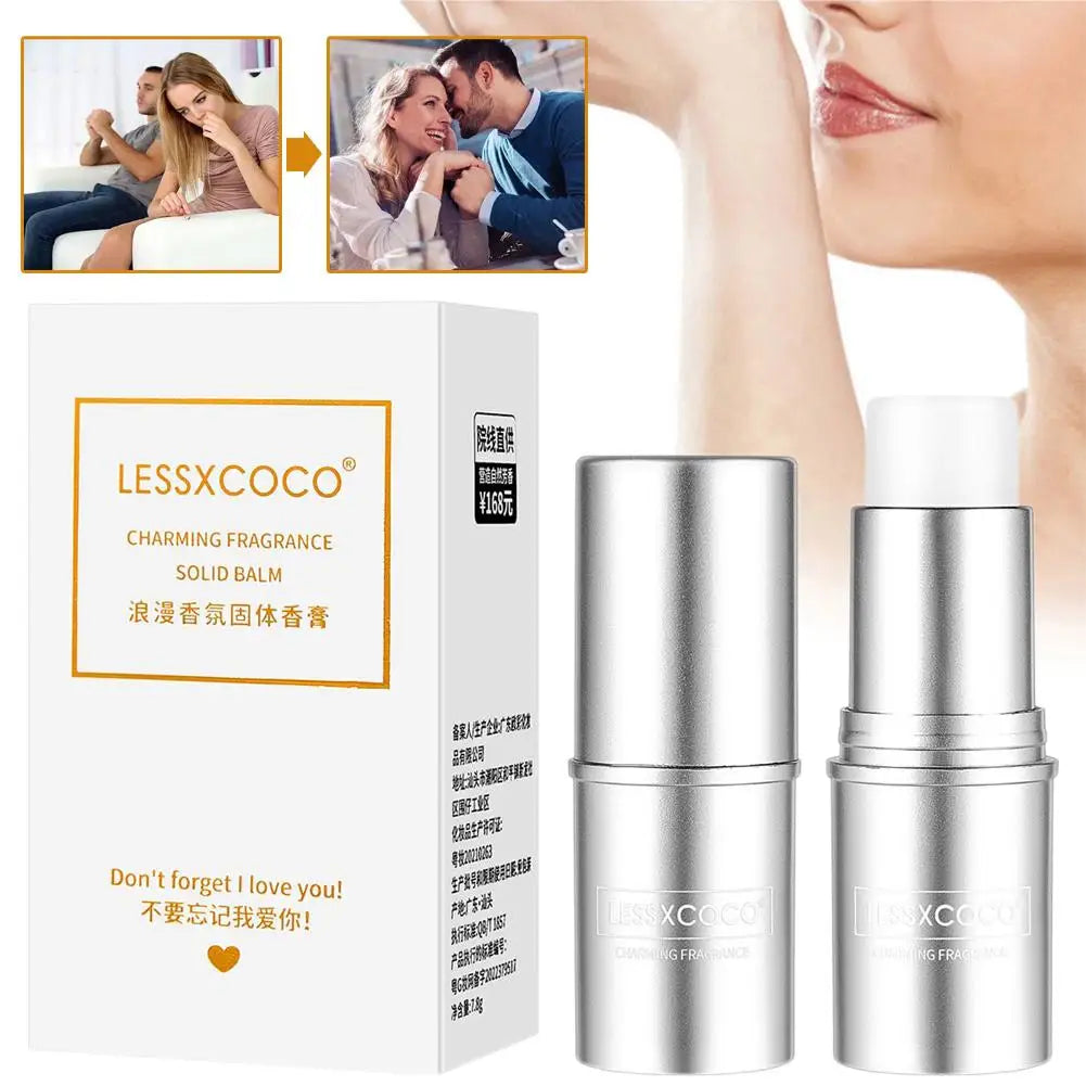 Lessxco Charming Fragrance Solid Balm Light Fragrance, Long-lasting, Natural And Fresh Perfume, Portable Unisex