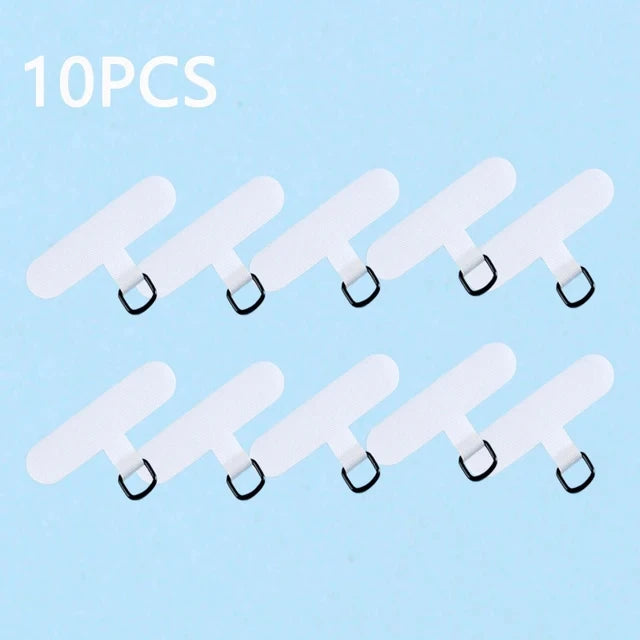 10/5/1Pcs Universal Tpu Mobile Phone Anti-lost Xyun Lanyard Card Gasket Nylon Detachable Phone Hanging Cord Strap Patch Tether