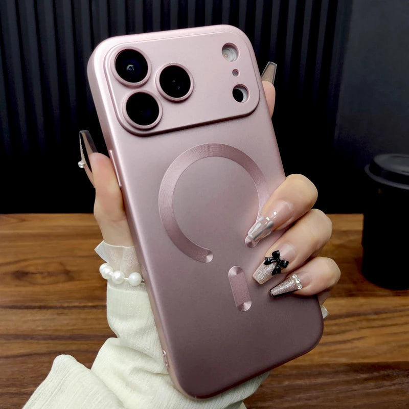 Soft TPU Case For iPhone 17 16 15 14 13 12 11 Pro Max 15Pro 14Pro 13Pro iPhone15 iPhone14 ProMax Magsafe Mag Safe Charge Covers
