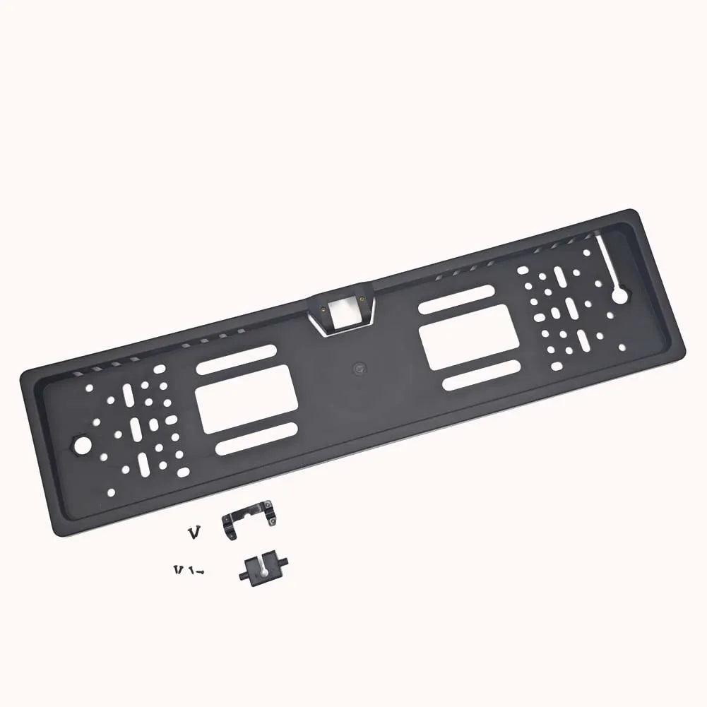 4/8/12LED European License Plate Rearview Camera Frame Reverse Backup Camera Night Vision for Truck Car SUV, Camper Pickup