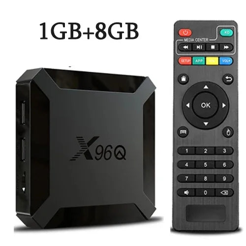 X96Q Android10 TV Box Allwinner H313 Quad Core 4K Smart TV BOX 2GB16GB Wifi Youtube Netflix MultiLanguage Streaming Media Player