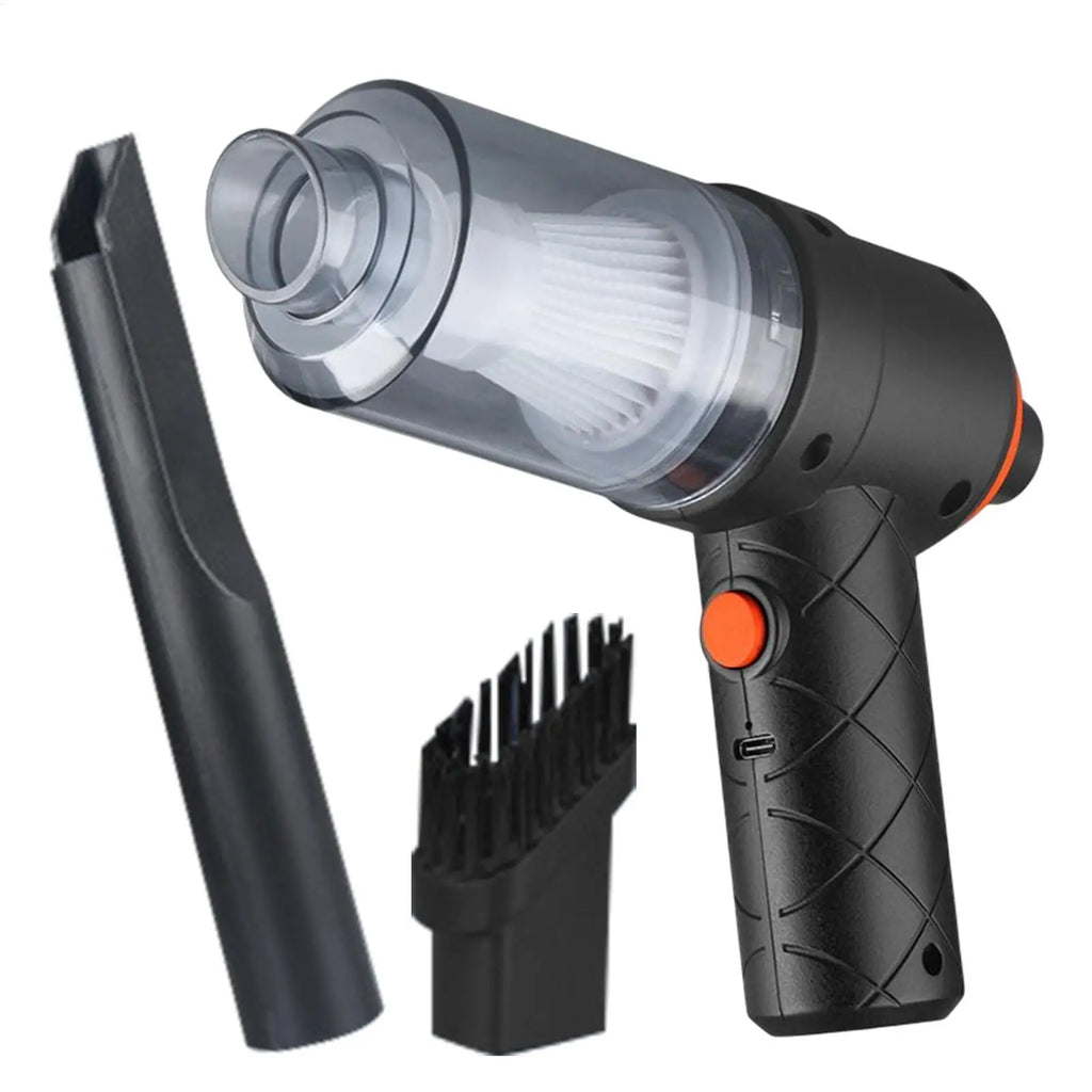 6000pa Wireless Mini Car Vacuum Cleaner, Duall Purpose Pet Hair Dryer With Suction And Blowing Function,Vacuum Carpet Cleaner