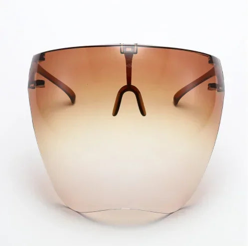 Full Face Sunglasses Mask Women Men Protective Faceshield Glasses Goggles Covered Spherical Lens Anti-Spray Cycling Sunglasses
