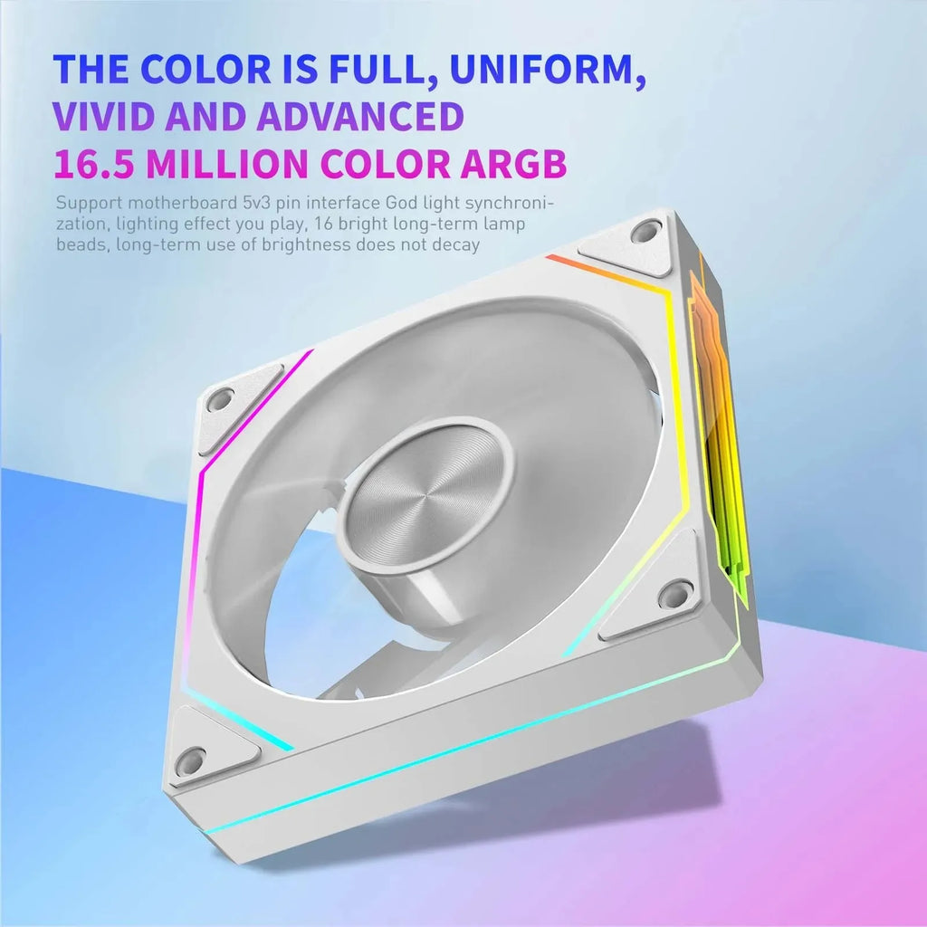 LDPCSJ Prism 5 pro 120mm RGB Fan ARGB PC Case Ventiladores 4PIN PWM 5V-3PIN CPU Water Cooler Gaming PC Cooling Kit RGB Fans