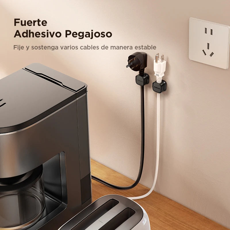 Joyroom Magnetic Cable Clips Cable Smooth Adjustable Cord Holder Cable Management Wire Keeper Under Desk Cable Organizer Holder