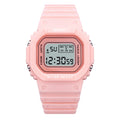 YIKAZE Sports Watch Boys Girls Student LED Electronic Watch Colorful Men Women Square Digital Watches Waterproof Rubber Clock