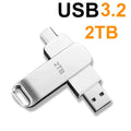 16TB Flash Drive USB 3.2 Ultra High Speed Metal Transfer USB Flash Drive Pen Drive Waterproof C Disk SSD USB Drive Disks 2025