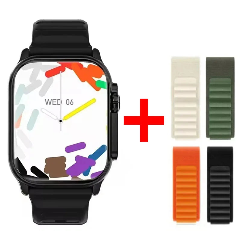New Watch T900 U2 Smart Watch 49mm 2026 New NFC Men Women GPS Track Bluetooth Call BT Music Games Wireless Charging Smartwatch