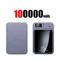 Lenovo Magnetic Wireless Power Bank 500000mAh PD22.5W Large Capacity Fast Charging External Battery For iPhone Huawei Samsung