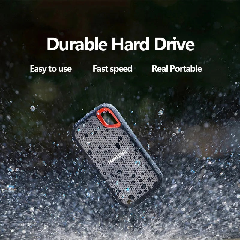 New 2026 High Speed External Hard Drive 128TB 2TB 4TB External Hard Drive Large Capacity SSD For Desktop Laptop File Storage