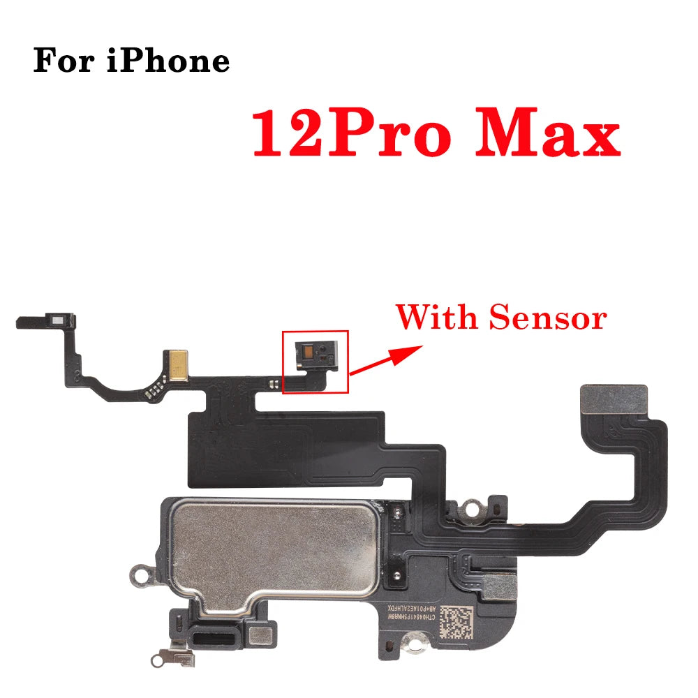 1Pcs Earpiece With Proximity Light Sensor Flex Cable For iPhone X XR XS MAX 11 12 Pro max Mini Ear Speaker Replacement Parts