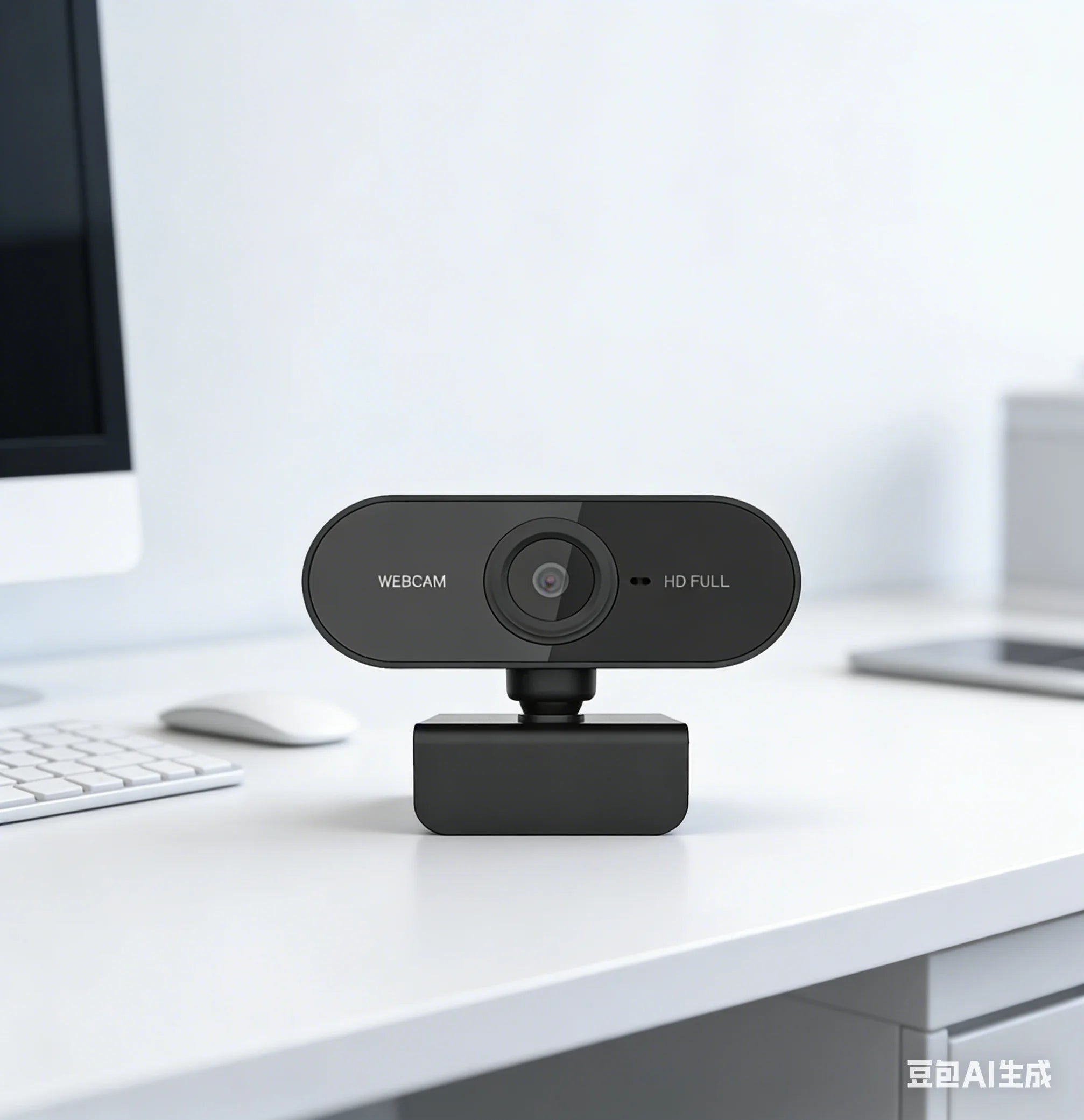 USB Webcam with Built-in Microphone, Plug and Play PC Camera 360° Rotatable for Video Calls, Zoom, Teams, Streaming