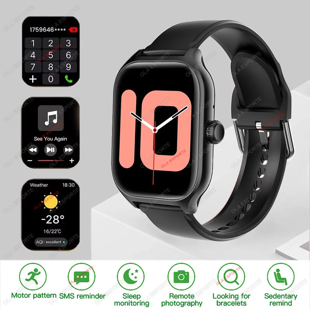 New Smartwatch Global Version GPS Tracker Bluetooth Call Heart Rate Monitor IP68 Waterproof Sports Fitness Smart Watch Men Women
