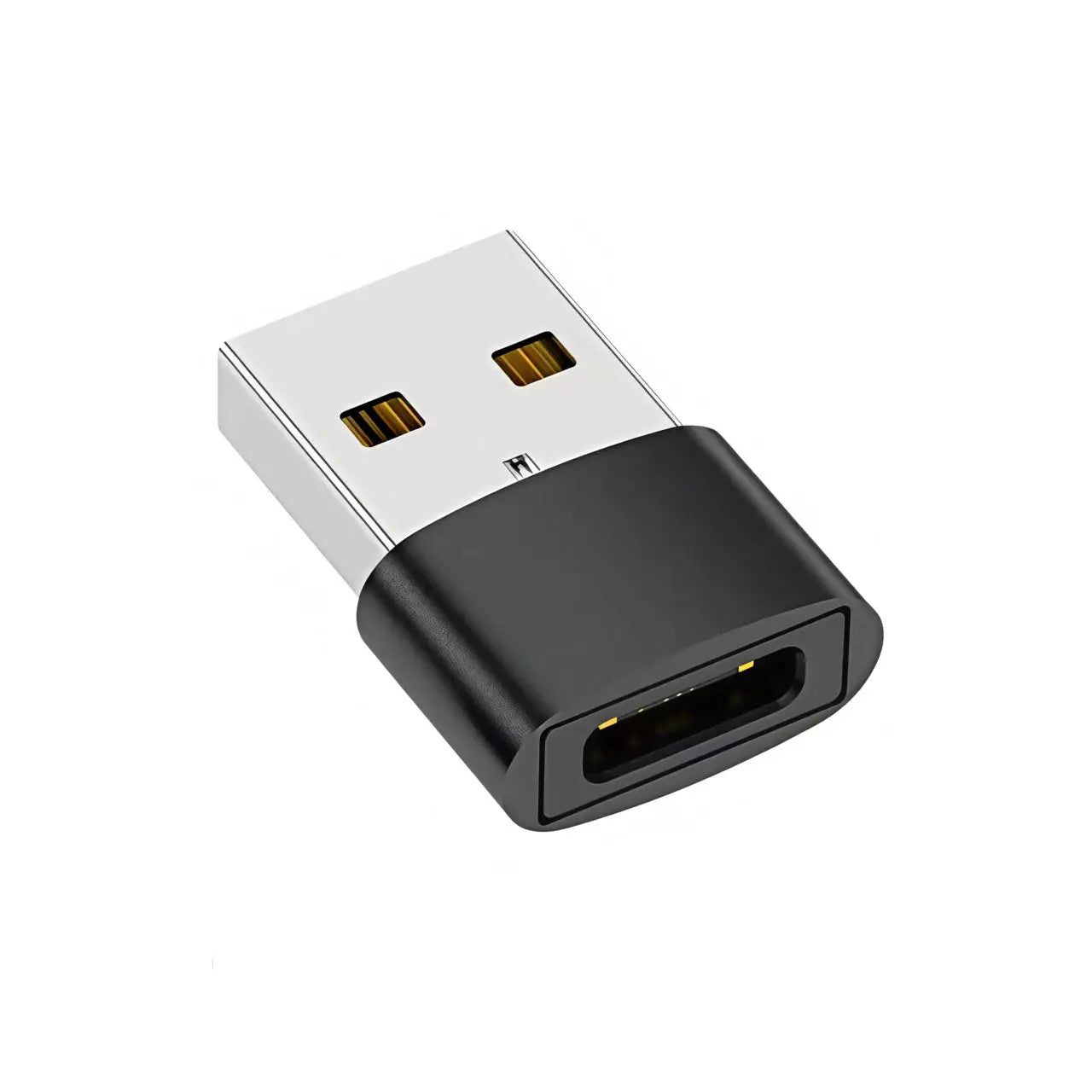 USB to USB-C Adapter, USB-C Female to USB Male Fast Charging and OTG Converter, Compatible with iPhone 1/14/13/12/11 Pro Max Plu