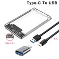 Harddisk Boxs USB 3.0/Type C to SATA III Hard Disk Case 2.5Inch HDD SSD External Enclosure Hard Drive Disk Box External HDD Case