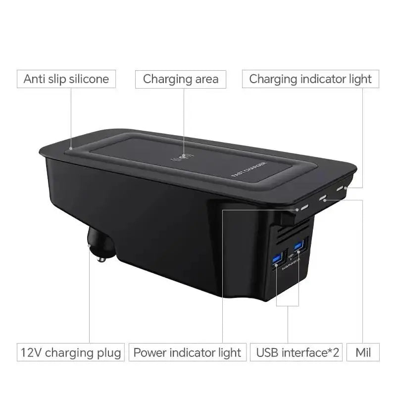Car wireless charger phone charger charging holder for Volvo XC90 S90 V90 XC60 S60 V60 C60 2018-2021 accessories