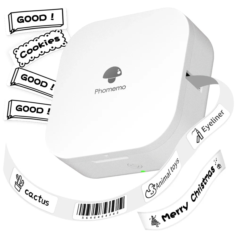 Zodzi Q30 Label Printer Mini Printer Pocket Thermal Label Maker Wireless Sticker Pocket Portable Printer Various Label Paper