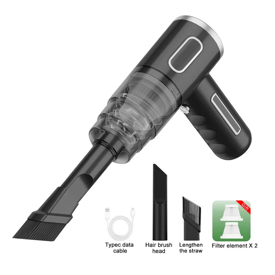 ABS Car Vacuum Cleaner Portable Powerful Wireless Vacuum Cleaner Home Carpet Cleaner Home Appliance Mini Cleaning Machine