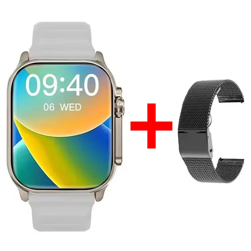 New Watch T900 U2 Smart Watch 49mm 2026 New NFC Men Women GPS Track Bluetooth Call BT Music Games Wireless Charging Smartwatch