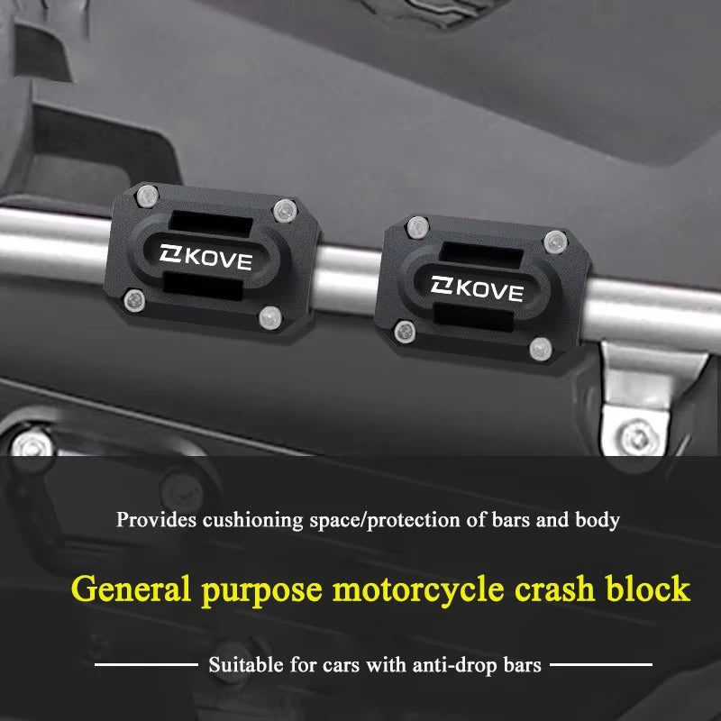 Engine Crash bar Bumper Trim Protection Block Motorcycle Accessories For KOVE 800X Pro/Rally 525X 500X 400X 800 525 500 400 X