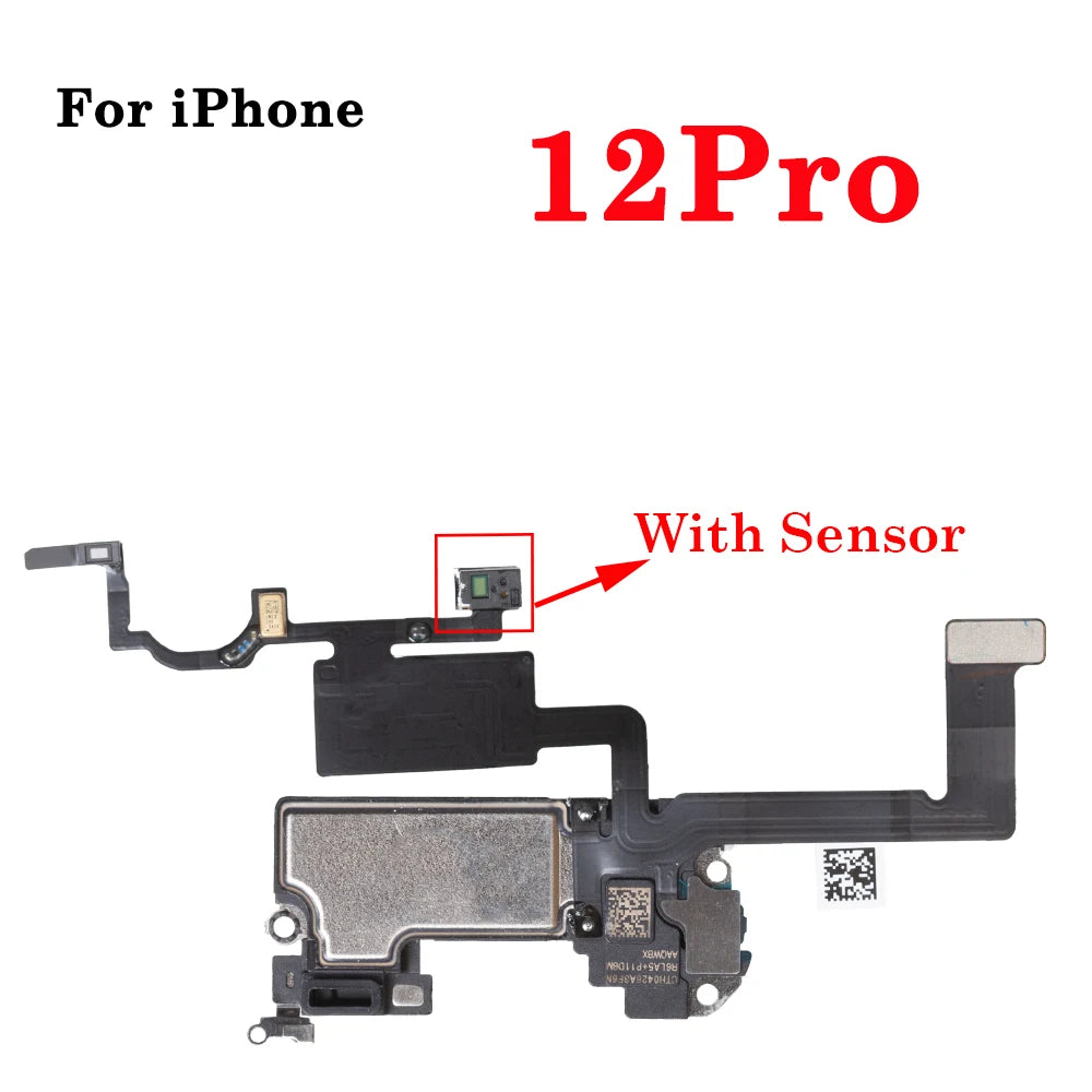1Pcs Earpiece With Proximity Light Sensor Flex Cable For iPhone X XR XS MAX 11 12 Pro max Mini Ear Speaker Replacement Parts