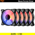 Aigo AR12PRO Computer Case Fan Ventoinha PC Unlimited Space 120mm RGB Fan 4pin PWM CPU Cooling Fan 3pin5v Argb 12cm Ventilador