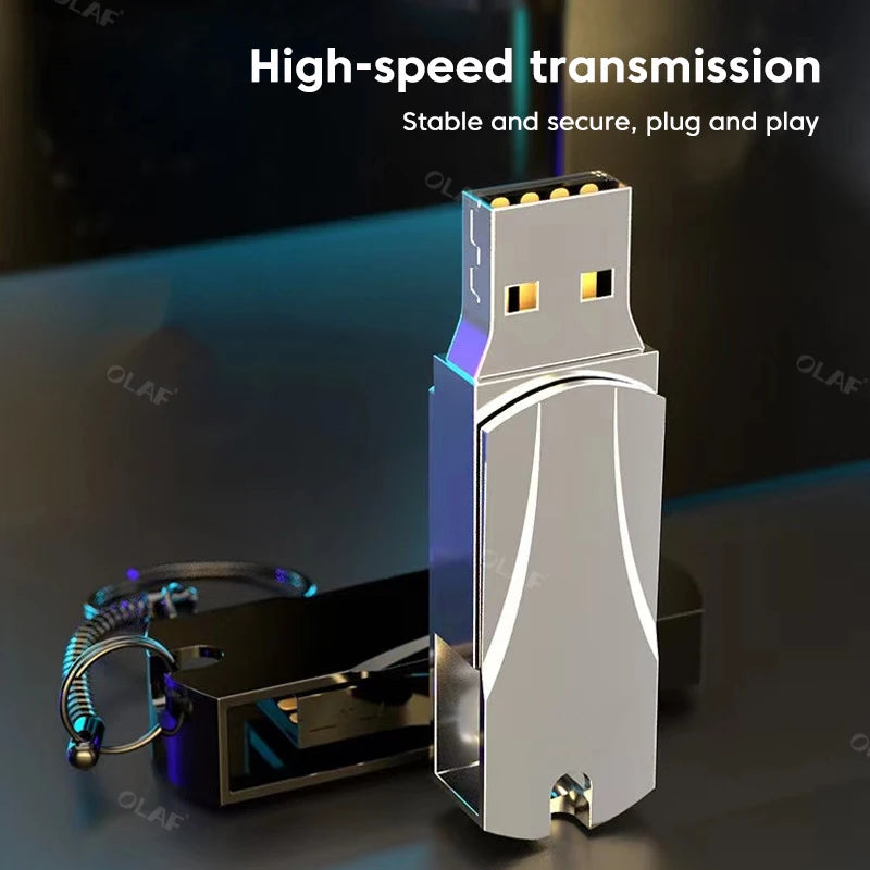 USB 3.0 Flash Drive 512GB 1T 2T High Speed Pen drive Pendrive Waterproof Memory Stick Pen Drive Flash U Disk gifts 256GB