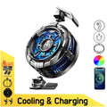 MEMO CX08, Phone Cooler and Wireless Charger, Semiconductor-Based Cooling Fan, Radiator for iPhone & Android Phones