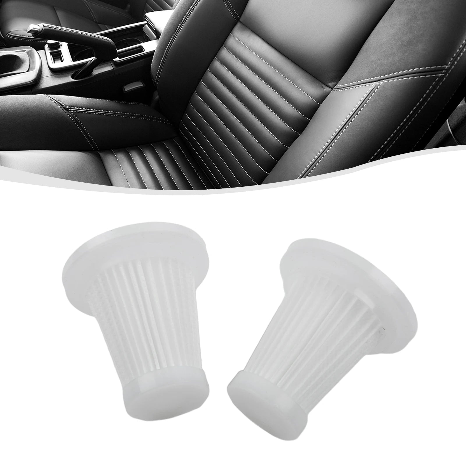 2/3/5/10/20 pcs Reusable Car Vacuum Cleaner Replace Accessories Washable Filters Handheld Vacuum Cleaner Accessories Reusable