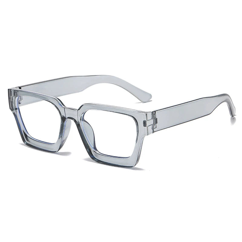 New Transparent Computer Glasses Frame Women Men Anti Blue Light Square Eyewear Blocking Glasses Optical Spectacle Eyeglass ﻿