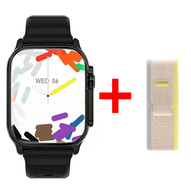 New Watch T900 U2 Smart Watch 49mm 2026 New NFC Men Women GPS Track Bluetooth Call BT Music Games Wireless Charging Smartwatch