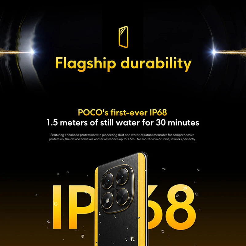 POCO X7 5G Global Version Smartphone 256GB 512GB Dimensity 7300-Ultra 6.67" 1.5K AMOLED Curved Display 5110mAh NFC 45W Charging
