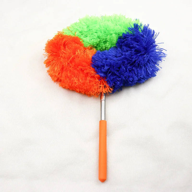 Reusable Microfiber Ceiling Fan Duster Set for Home & RVs - Effortless Cleaning Brush with Dust-Locking Technology