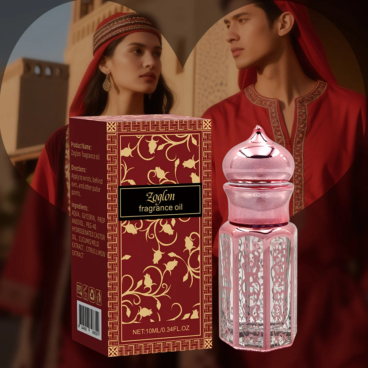 Arabian Rollerball Perfume With Floral And Fruity Fragrance Light And Elegant Suitable For Dating Gifting And Portable With Box