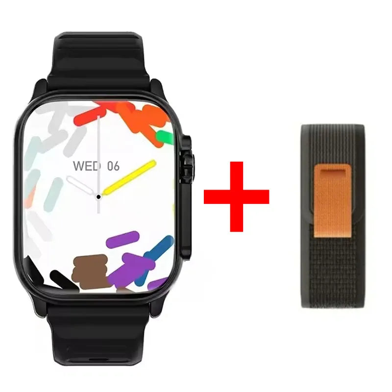 New Watch T900 U2 Smart Watch 49mm 2026 New NFC Men Women GPS Track Bluetooth Call BT Music Games Wireless Charging Smartwatch