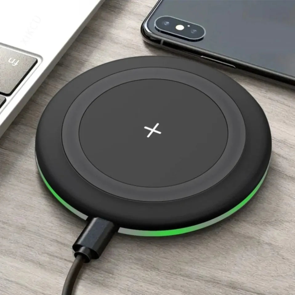 Mini 15W Magnetic Wireless Charger Pad For Magsafe iPhone 17 16 15 14 13 12 Pro Max Samsung LED Magnet Fast Charging Phone Stand