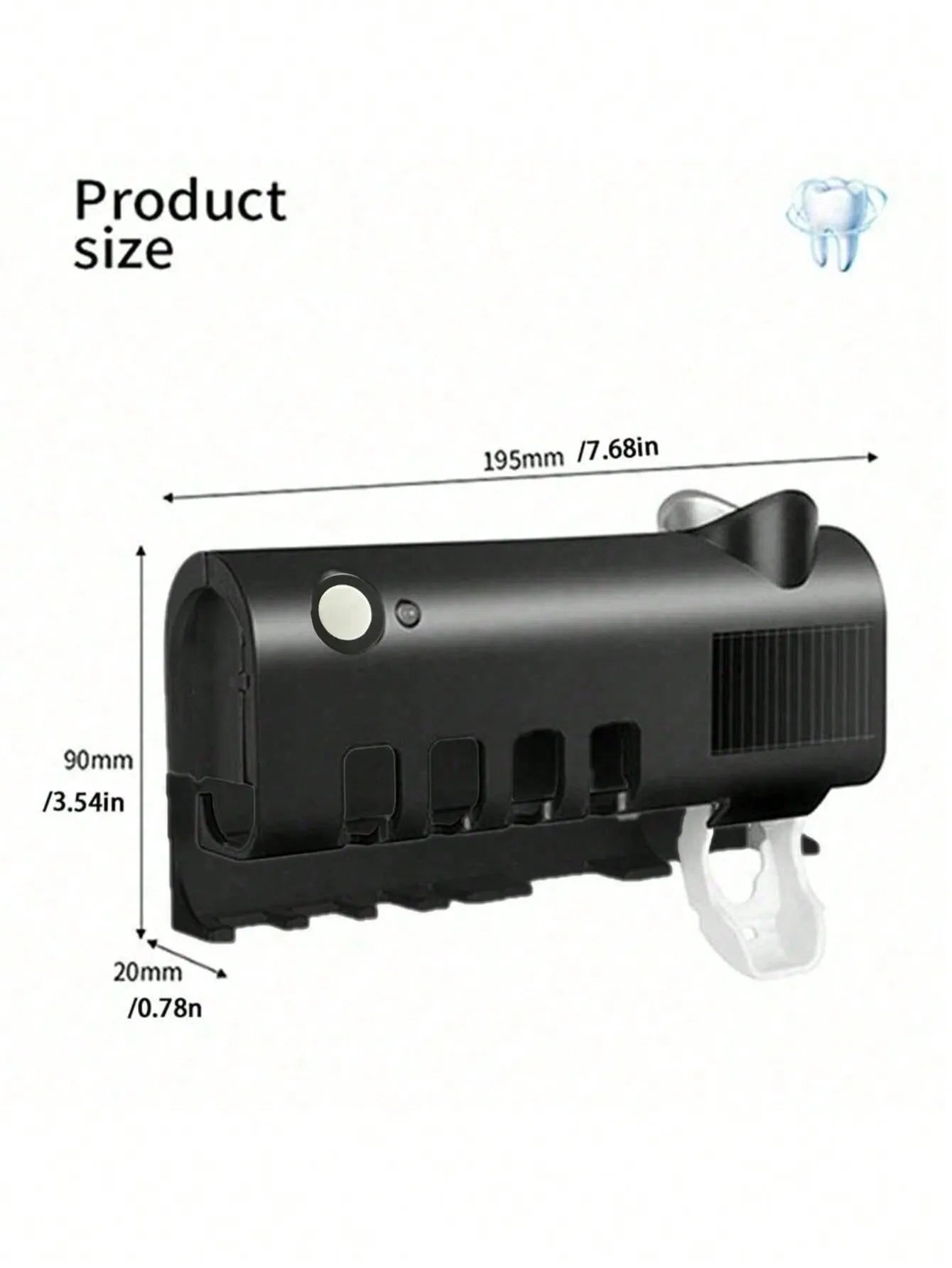 Intelligent Ultraviolet Toothbrush Sterilizer Automatically Squeezes Toothpaste Wall Mounted Toothbrush Holder Sterilization Ite