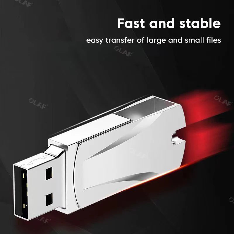 USB 3.0 Flash Drive 512GB 1T 2T High Speed Pen drive Pendrive Waterproof Memory Stick Pen Drive Flash U Disk gifts 256GB