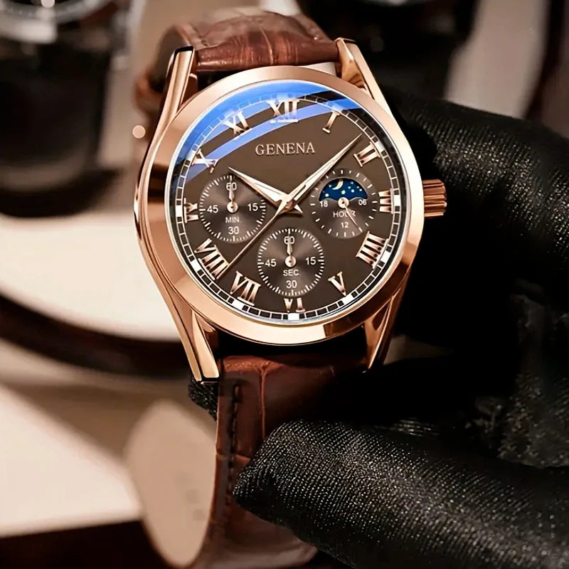 Men's business and casual quartz watch