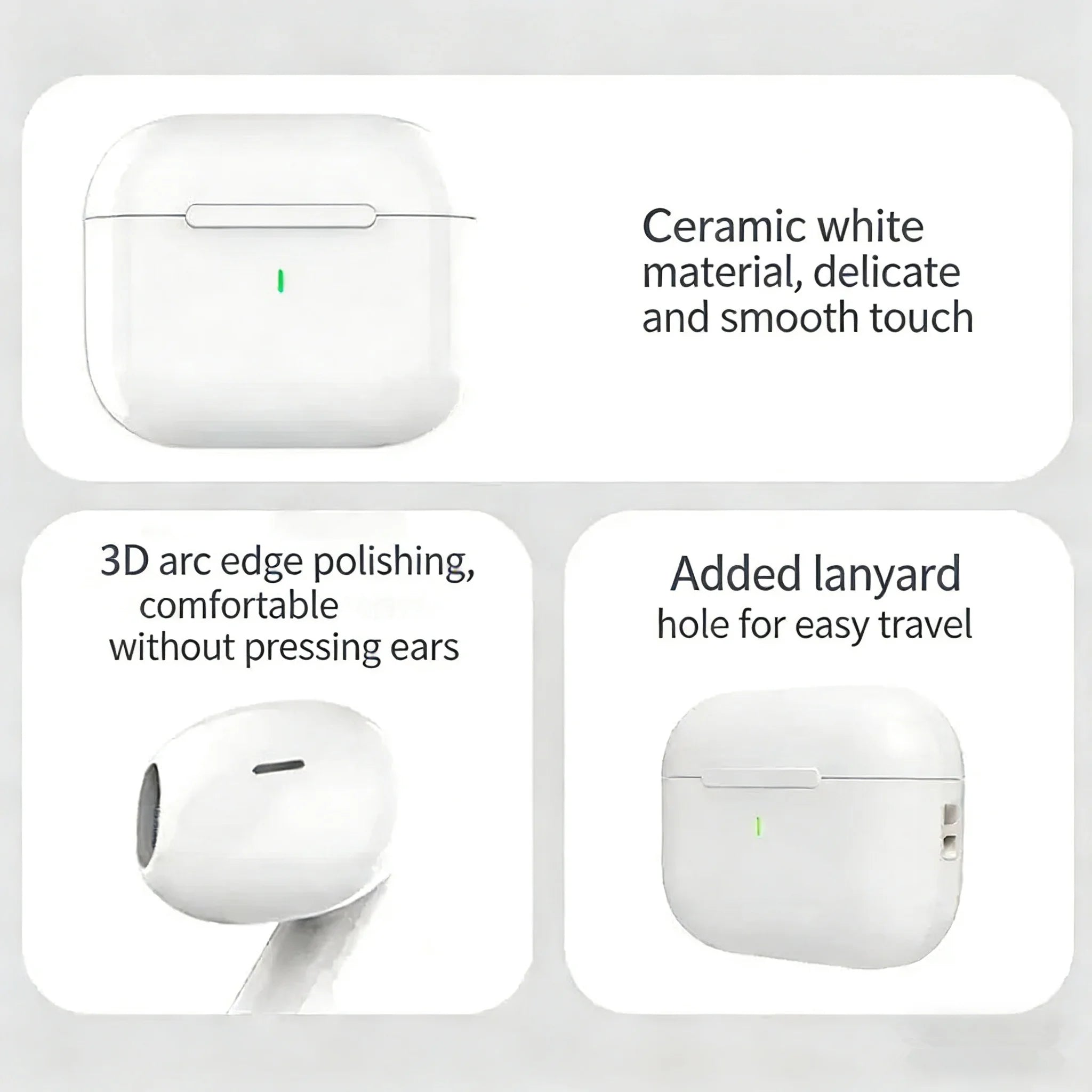 2026 TWS Air Pro Wireless Bluetooth Earphones Headphones HiFi Sound Low Latency Noise Reduction Earbuds for IPhone Android