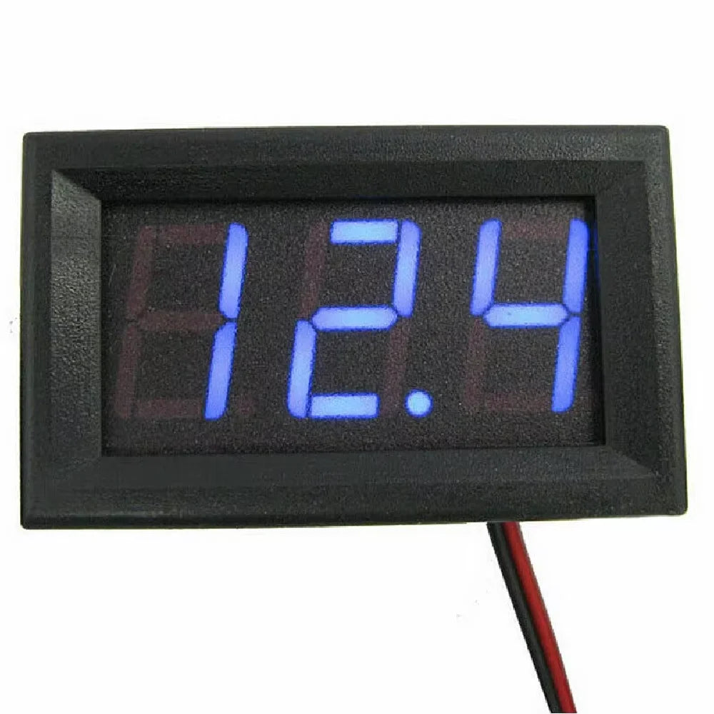 DC 4.5V-30V Waterproof Digital Voltmeter Car Boat Motorcycle 0.56inch LED Display Volt Voltage Meter Mini Tester Panel Ammeter