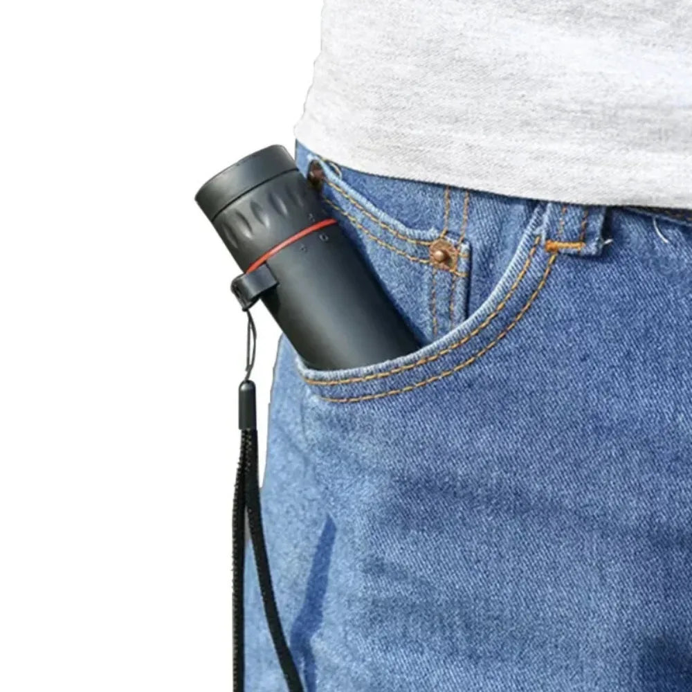 New 2000x25 HD Monocular Telescope Mini Portable Mobile Phone Telescope with Holder Camping Hunting Birdwatching Telescope
