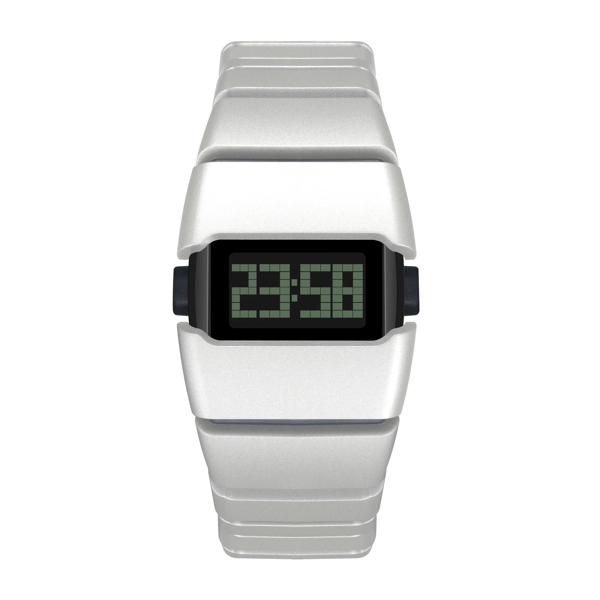 SHIYUNME Fashion Men's LED Electronic Watch Plastic Material Creative Design Unique Watch Man Casual Sports Waterproof Watch